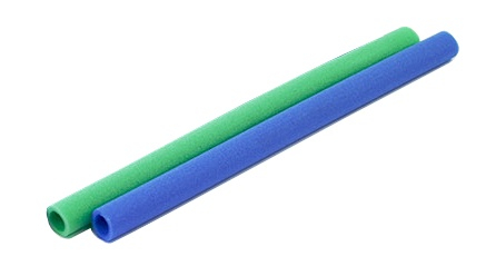 2 Schaumstoffrohre für Trampoline à 100 cm, 25mm Ø