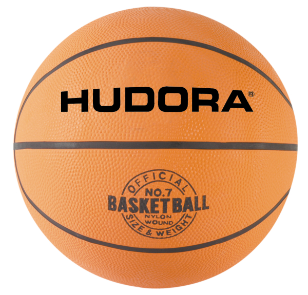 HUDORA Basketball, Gr. 7, orange, unaufgepumpt