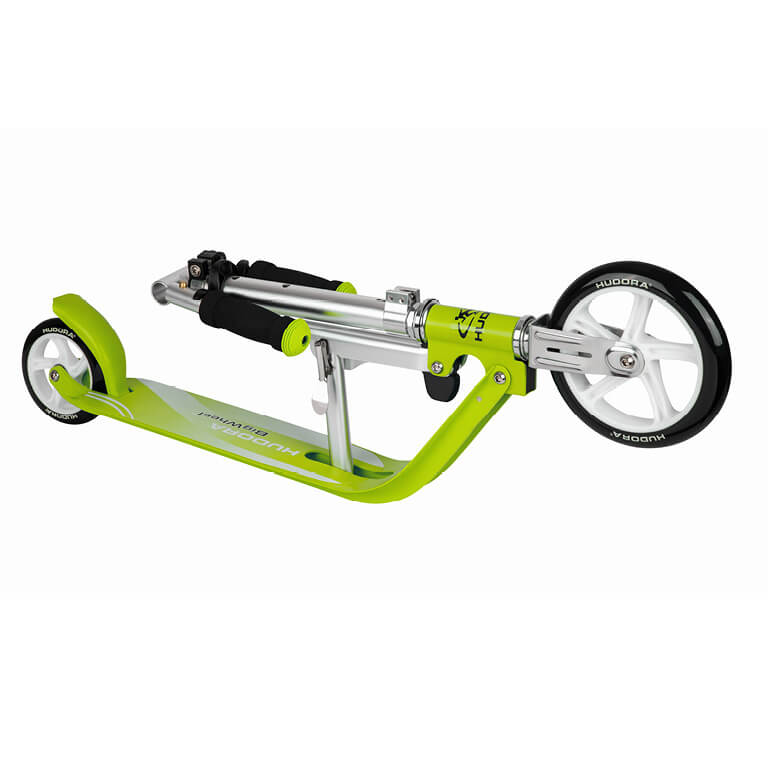 Hudora Big Wheel GS 205 Scooter 14695/02 Roller anthrazit/grün 