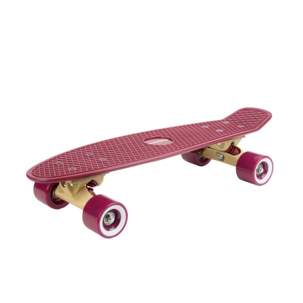 HUDORA Skateboard Retro Board Curve, burgundy
